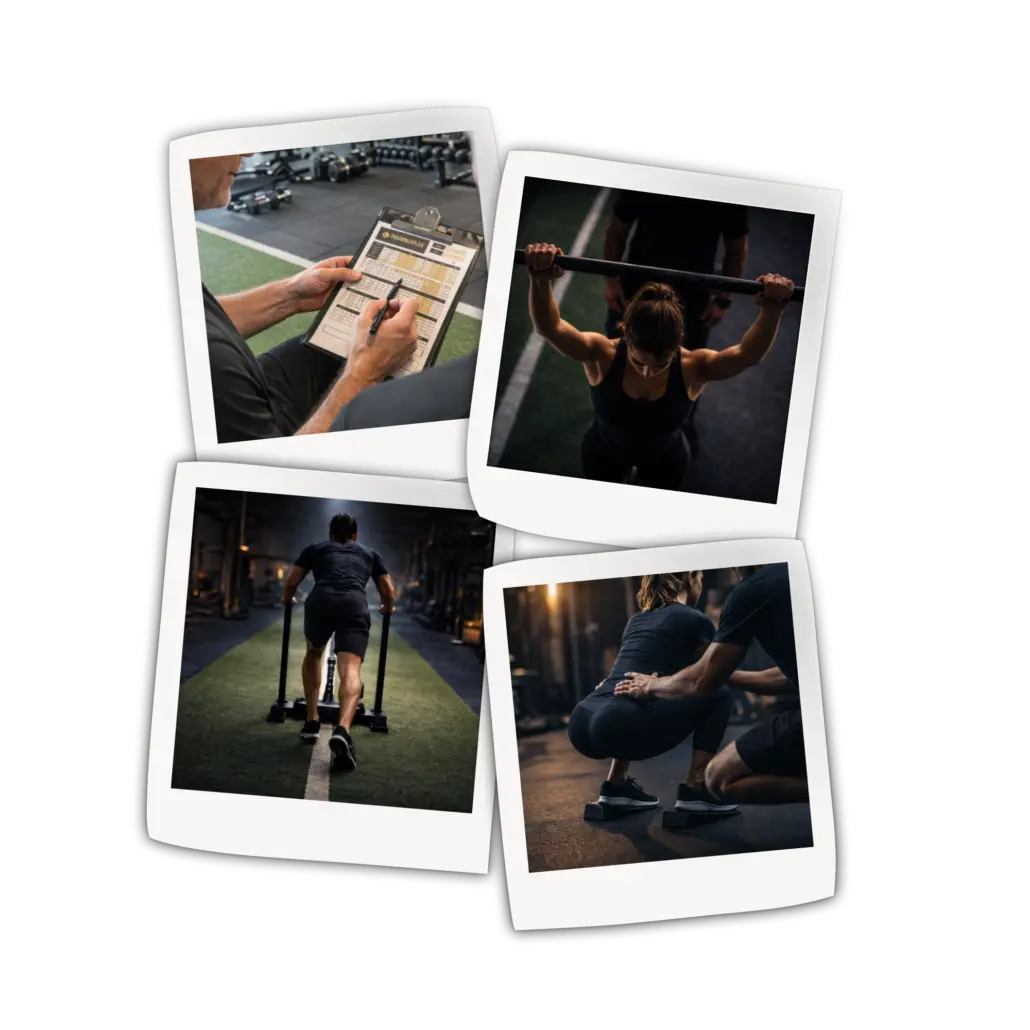 Einblicke in Training und Betreuung: Trainingsplan, Klimmzug, Schlitten und Kniebeugen-Korrektur